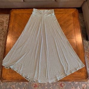 Striped Maxi Skirt